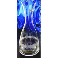 LsG-Crystal Dekantér karafa  na víno vodu ručně ryté broušené dekor dekor Kanta okrasné baleni dek-092 1250 ml 1 Ks.