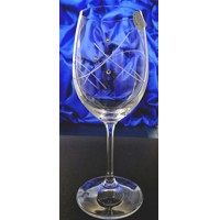 Rotweingläser/ Rotwein Glas mit Kristallen SWAROWSKI  geschliffen Lucia-s497 3...