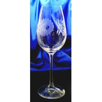 Rotwein Glas Gläser Hand geschlffen Muster Alt Rose Geschenkekkarton V-724 450 ml 6 Stk.