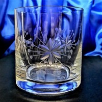 Whisky Glas/ Whiskygläser Hand geschliffen Muster Schneeflocke Barline-725 280...