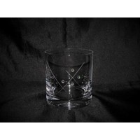 Whisky Glas/ Whiskygläser SWAROVSKI Stein 24 x Hand geschliffen Muster Kalema ...