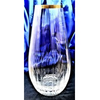 Vase Optisches Glas mit Goldrand G-924 WA-1307 310 x 150 mm 1 Stk.