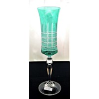 LsG-Crystal Sklenice barevné na šampus sekt broušené leštěné luxusně balené satén Lora - 5715 200 ml 6 Ks.