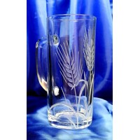 LsG-Crystal Sklenice pivní třetinka se jménem ručně broušená dekor Klas Strauss-7481 330 ml 1 Ks.