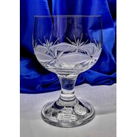 LsG Crystal Sklenice na červené víno 6 x krystal Říman ručně broušené dekor Kanta SWK-1898 420ml 6 Ks.