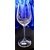 LsG-Crystal Skleničky na bílé červené víno 8 x Swarovski krystal dekor Carla Turbulence-2532 350ml 2 Ks.