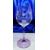 LsG-Crystal Skleničky na víno 6 barev ručně broušené dekor Bodlák Mix 2489 350ml 6 Ks.